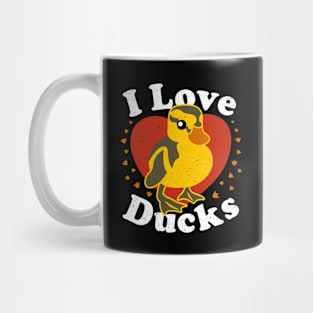 I Love Ducks Mug